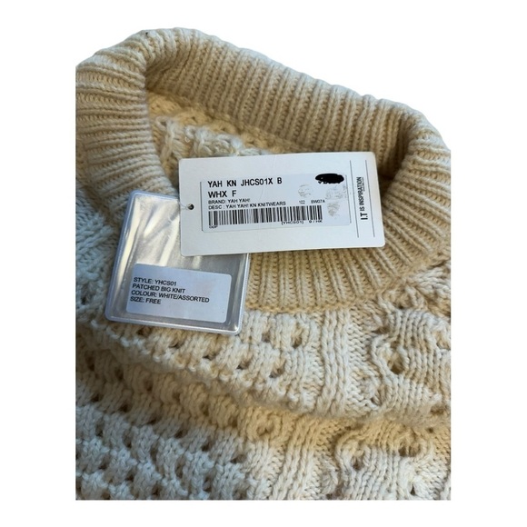 Wool Sweater Handmade Unique And Eclectic  | YAH YAH! - Size Large / XLarge - Picture 10 of 14